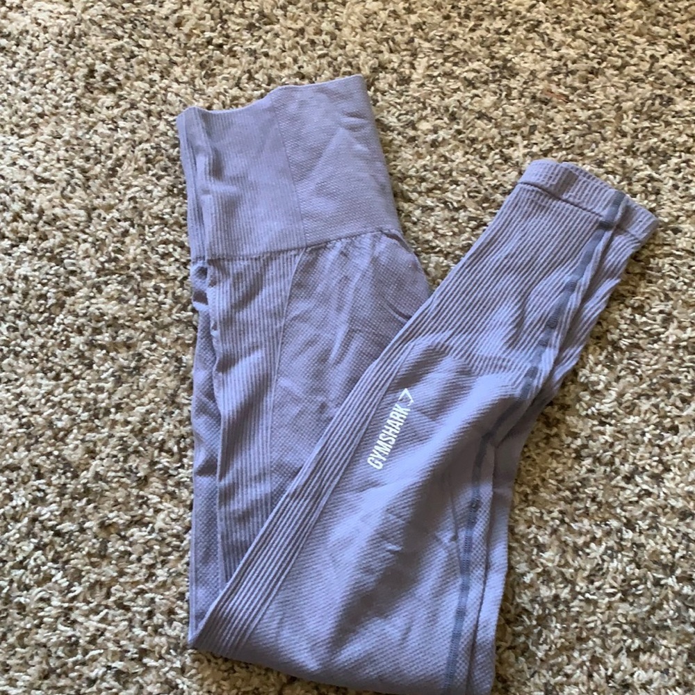 Gymshark fold over periwinkle leggings